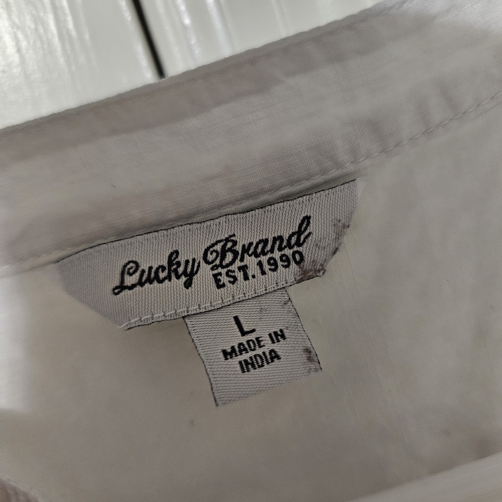 Lucky Brand White Blouse - Picture 6 of 6